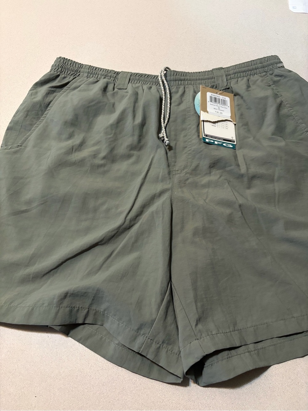 Columbia Olive Green Swim Trunks